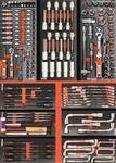Servante d’atelier 8 tiroirs composée de 270 outils PL - Drakkar Tools 25124