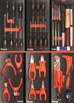 Servante d’atelier 8 tiroirs composée de 187 outils - Drakkar Tools 25125