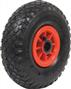 Roue gonflable - Jante PVC - 260x85mm - Alésage 25mm - 150kg - 26328