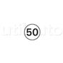 Paquet 10 Disques poids lourds 50 km/h - Adhésif