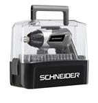 Schneider 50513 Visseuse 3,6V. Coffret visseuse sans fil avec 54 embouts.