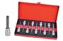 Coffret de 9 douilles tournevis 1/2’’ TORX - 100mm - Hexel 518C9