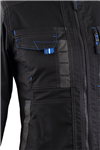 Veste femme 6 poches - noir/bleu - CASITA - COVERGUARD 5CAJ010