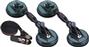 Lot de 2 ventouses doubles articulées pour vitrage avec sangle 5m - 117mm - 60kg - Drakkar Equipement 71204