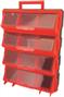 Armoire de rangement plastique 12 tiroirs avec poignée - Drakkar Equipement 72559