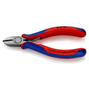 Pince coupante de côté, bi-matière pour électromécanicien - Knipex 7612125