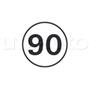 Paquet 10 Disques poids lourds 90 km/h - Adhésif