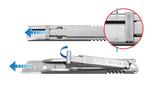 Couteau de sécurité auto-rétractable TOUT INOX - OLFA SK-12
