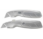 Couteau en aluminium - fixe et rétractable irwin.