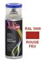 Peinture acrylique finition brillante RAL 3000 ROUGE FEU