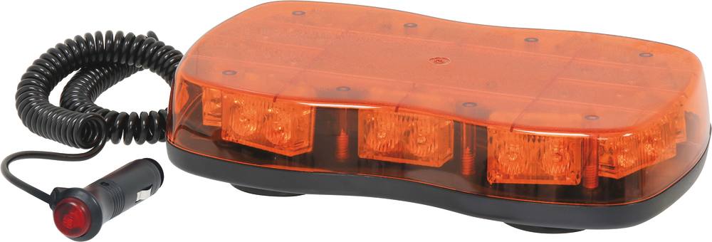 Rampe De Gyrophare LED Magnétique Orange Mini