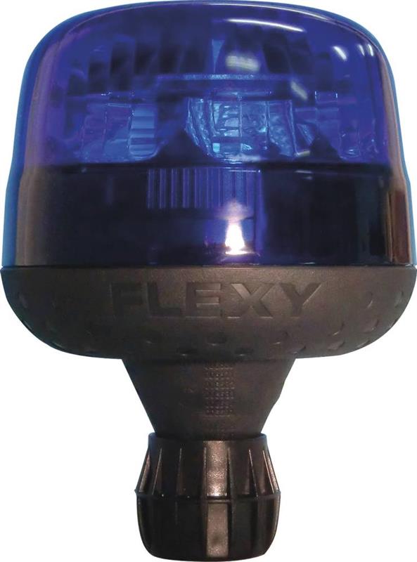 Gyrophare LED flash bleu sur tige flexible - CEA