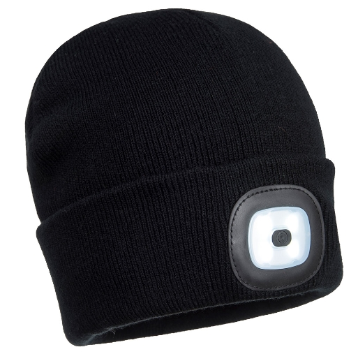 B029 bonnet LED rechargeable noir