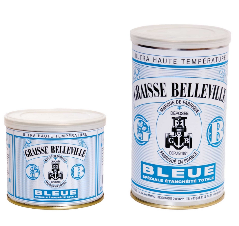 Graisse graphitée spéciale étanchéité totale-Bleue-GRAISSE BELLEVILLE
